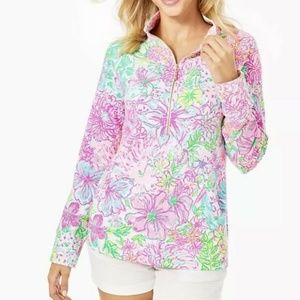 NWT Lilly Pulitzer UPF 50+ Skipper Popover Multi Paradise Found M Med